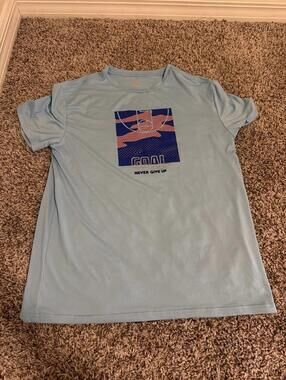 Runway Boys Blue Casual Athletic Shirt XL